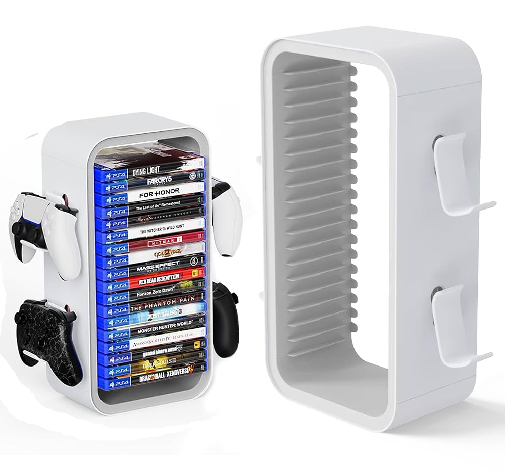 Amazon.co.jp: wigmoaゲームソフト 収納タワー ストレージ